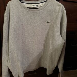 Lacoste Sport Heather Gray Pullover